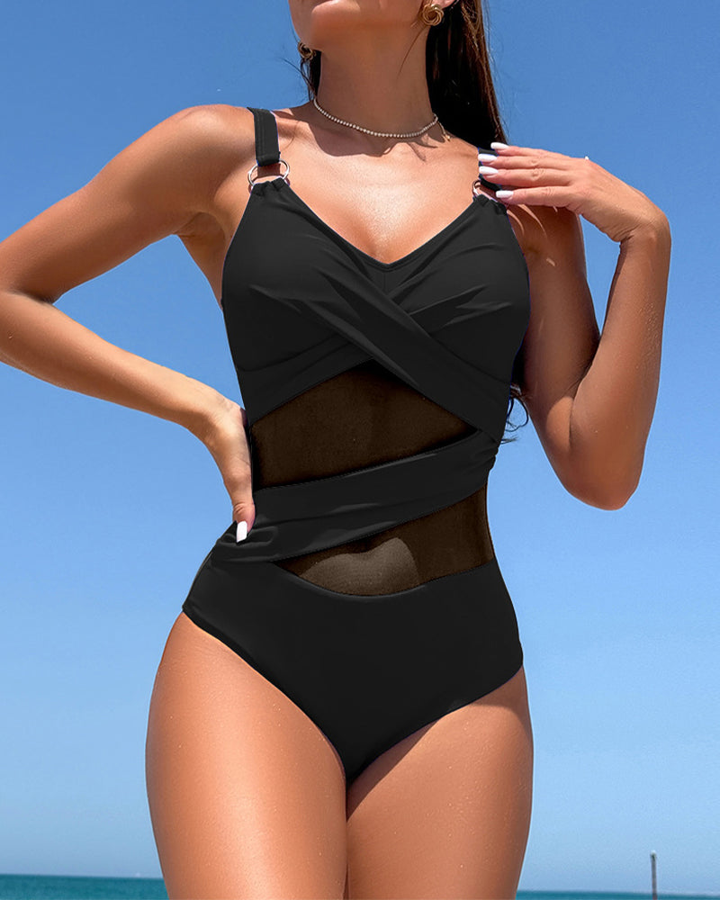 Roda™ | Transparent Elegance Swimsuit
