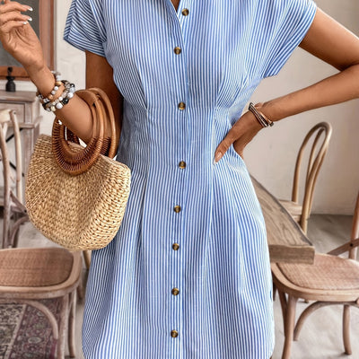 Faustine | Casual Striped Dress