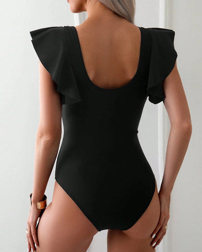Anissa™ | Stylish V-Neck Swimsuit