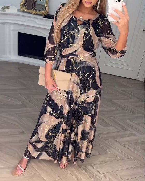 Elegant chiffon dress