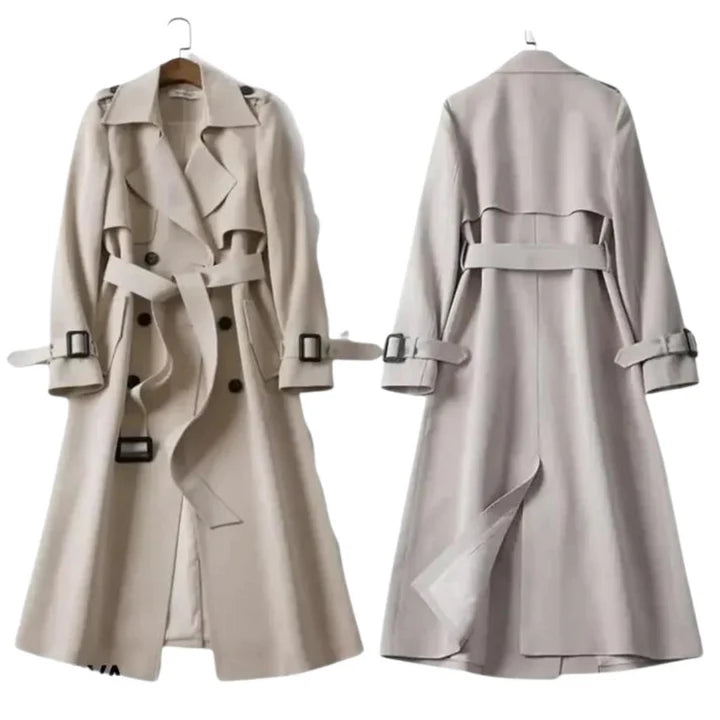 Clara – Premium Cotton Trench Coat
