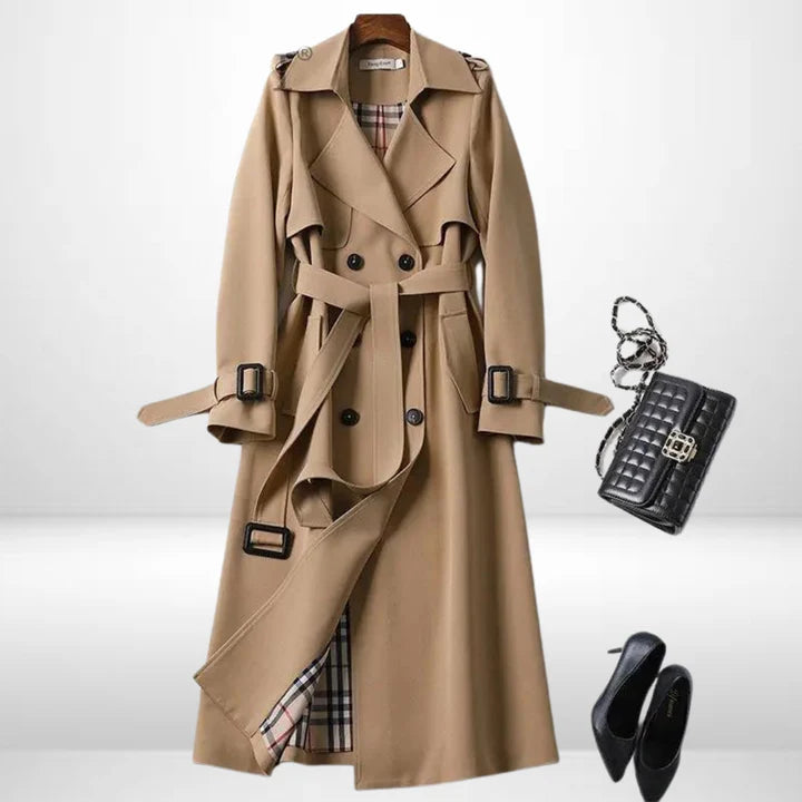Clara – Premium Cotton Trench Coat