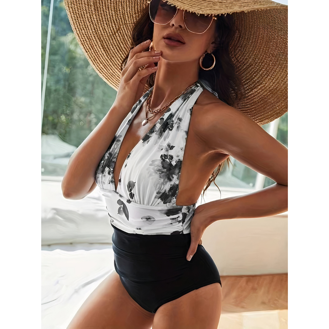 Allie™ | Stylish Marble Swimsuit