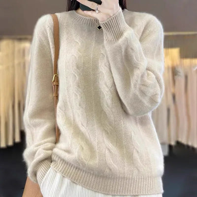 Tanya | Warm Knitted Sweater 🧶