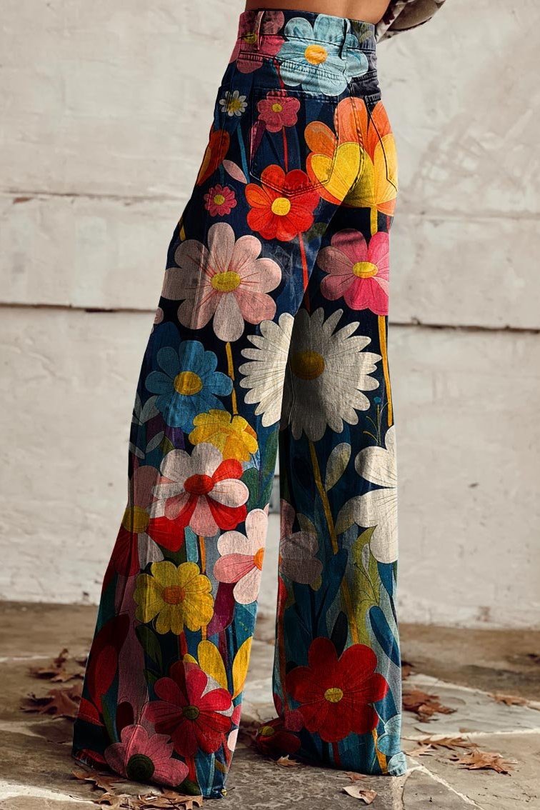 Elisa - Boho High-Waist Trousers
