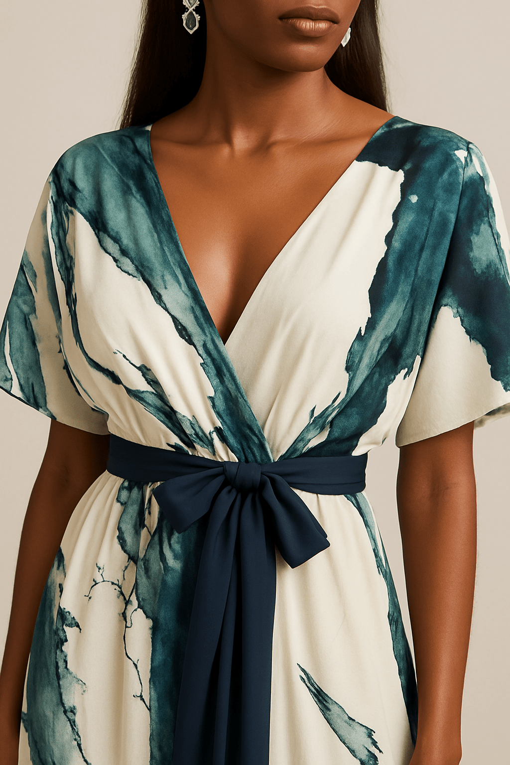 Winonah | Watercolor Maxi Dress