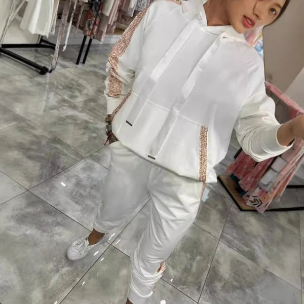 2-Piece Set – Women’s Drawstring Hoodie & Pants 👖👕