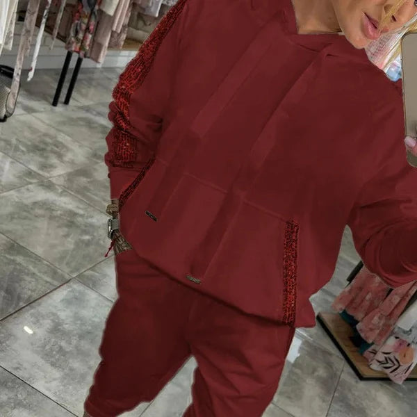 2-Piece Set – Women’s Drawstring Hoodie & Pants 👖👕